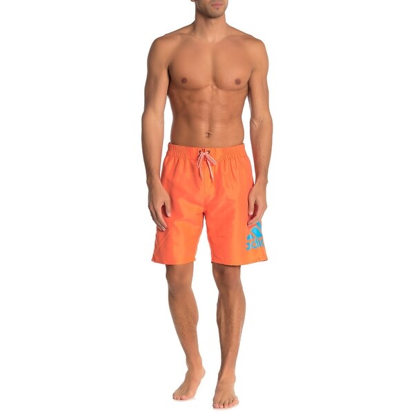 adidas orange swim shorts