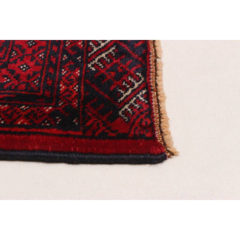 Teimani Red Rug 3'11" x 5'9" - 3'11 x 5'9