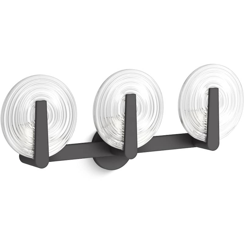 Kohler Lighting 38398-SC03S Hint 3 Light 11" Tall Wall Sconce - Matte Black
