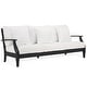 preview thumbnail 54 of 137, SAFAVIEH Couture Outdoor Martinique Solid Wood Patio Sofa