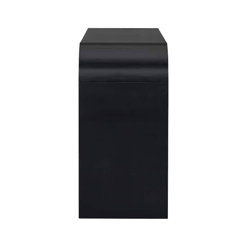 Modern Minimalist Console Table Space-Saving Sleek Entryway Table with Two Legs