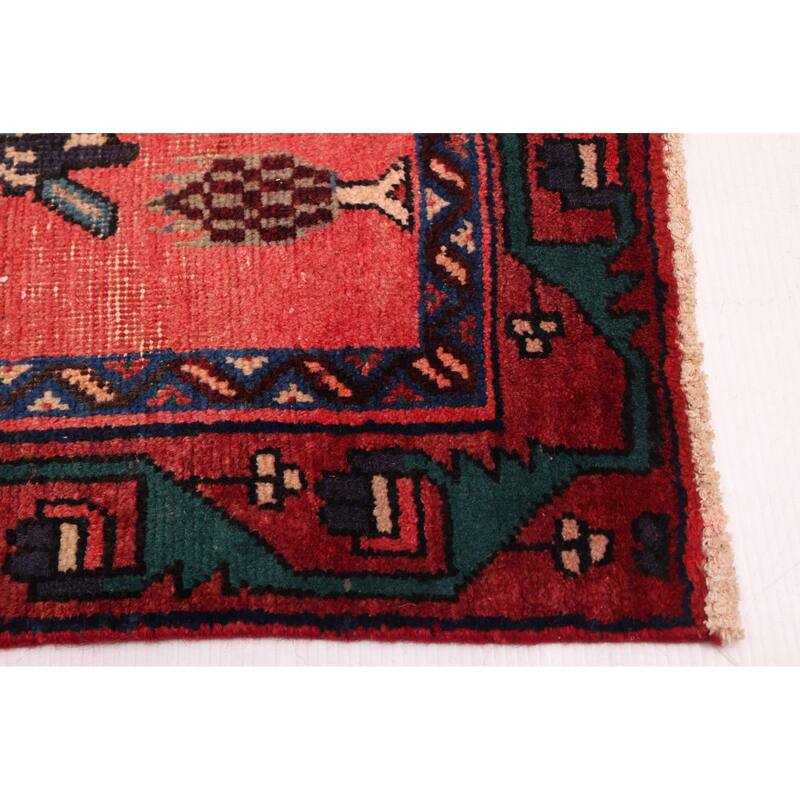 ECARPETGALLERY Hand-knotted Melis Red Wool Rug - 5'1 x 6'9