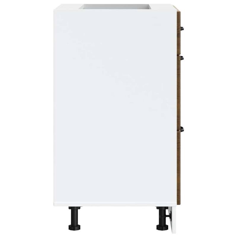 vidaXL Kitchen Base Cabinet Brown Oak Engineered Wood - 18.1 x 23.6 x 32.1