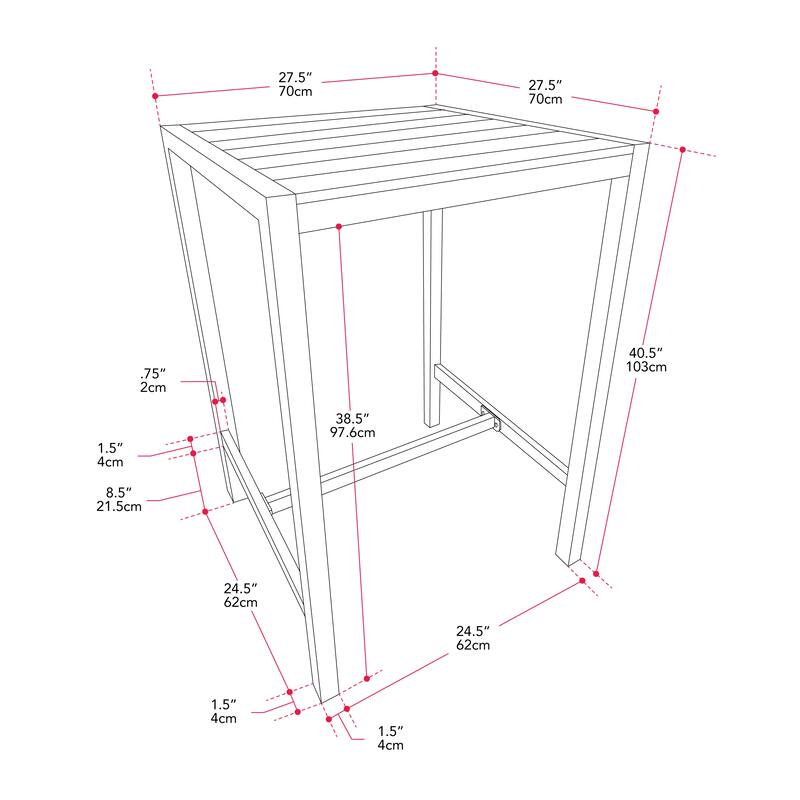 Gallant Outdoor Bar Table