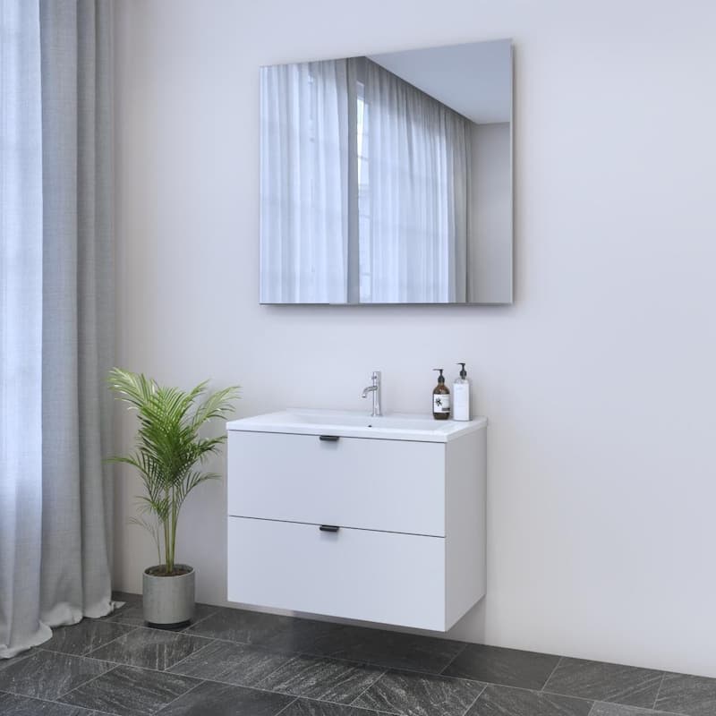 Ines 2S 80 Floating Bathroom Vanity (32" Width)