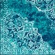 preview thumbnail 5 of 6, Terenzio Traditional Teal Area Rug
