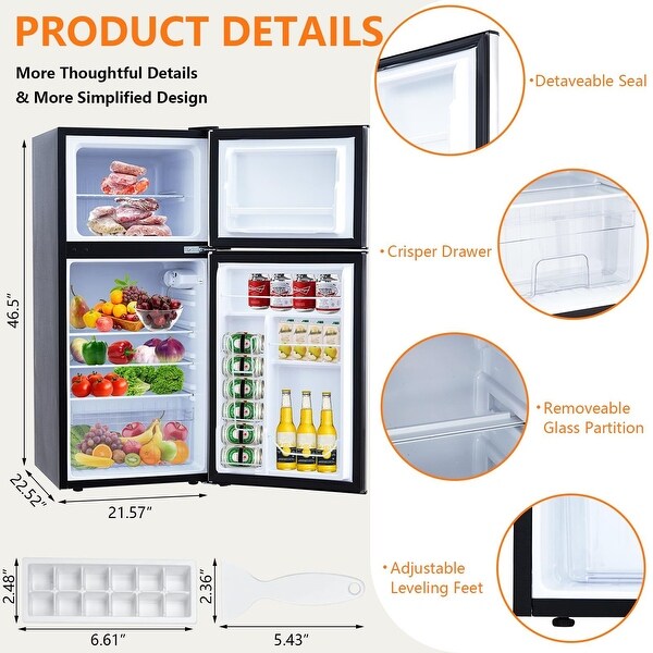 4.5 refrigerator with freezer online