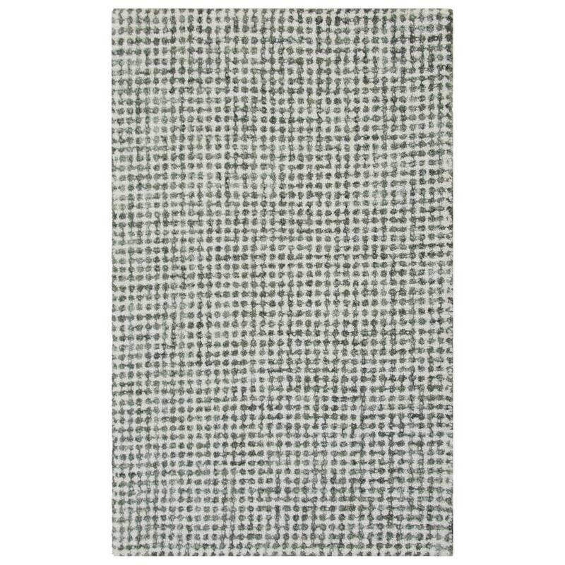 Alora Decor London Hand-tufted Tweed Wool Rug - 8' x 10' - Army Green