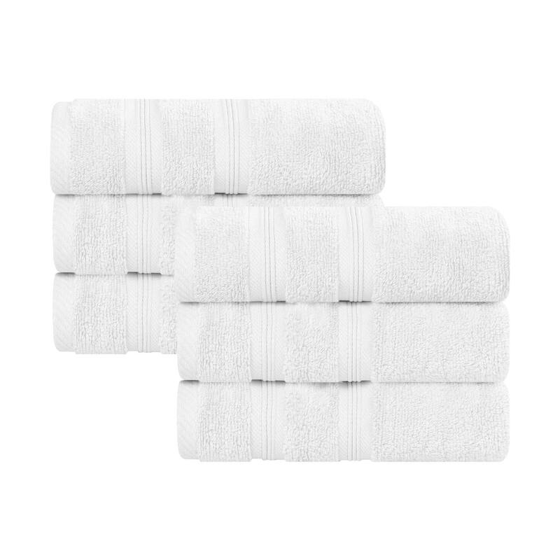Superior Smart Dry Zero Twist Cotton Hand Towels, Set of 6