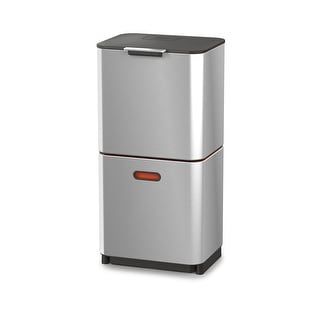 Joseph Joseph Totem Max 60L Dual Trash Can and Recycle Bin (15.85 US Gallons)