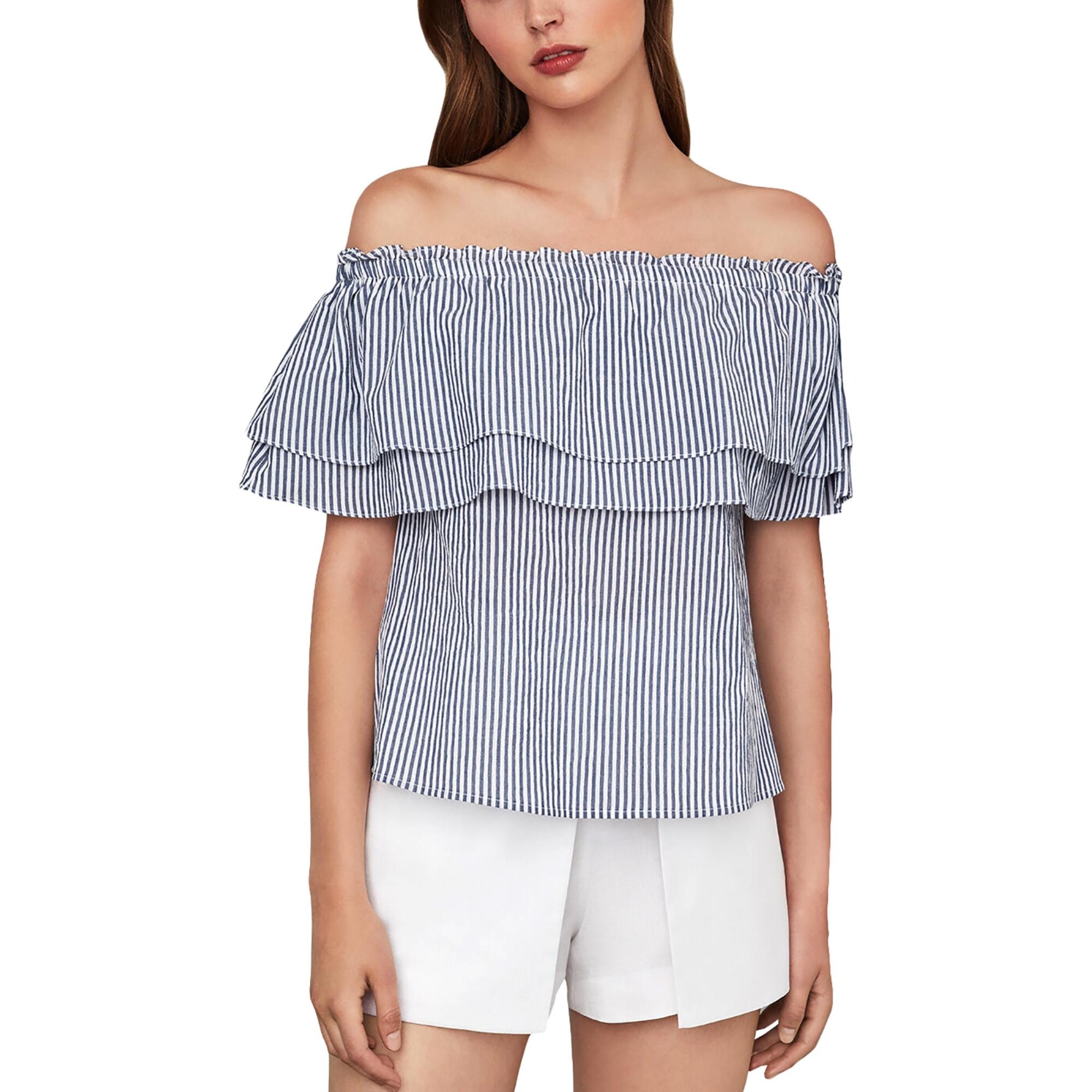 bcbg off the shoulder top