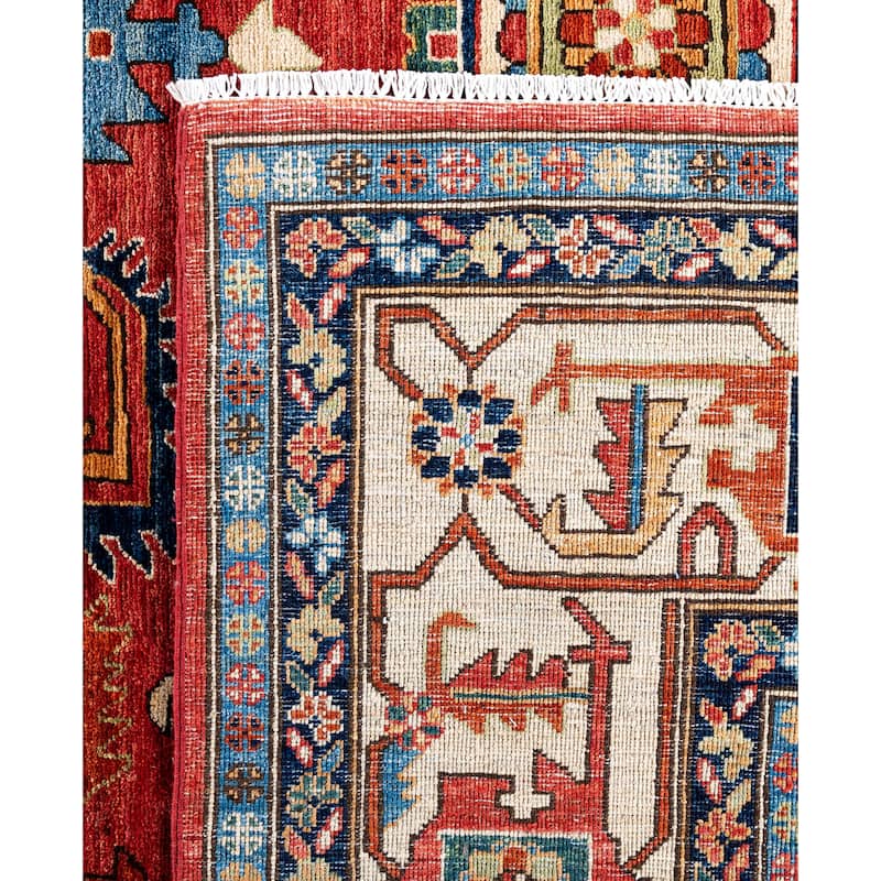 Serapi One-of-a-Kind Hand-Knotted Area Rug - Red - 10' 2" x 13' 11"