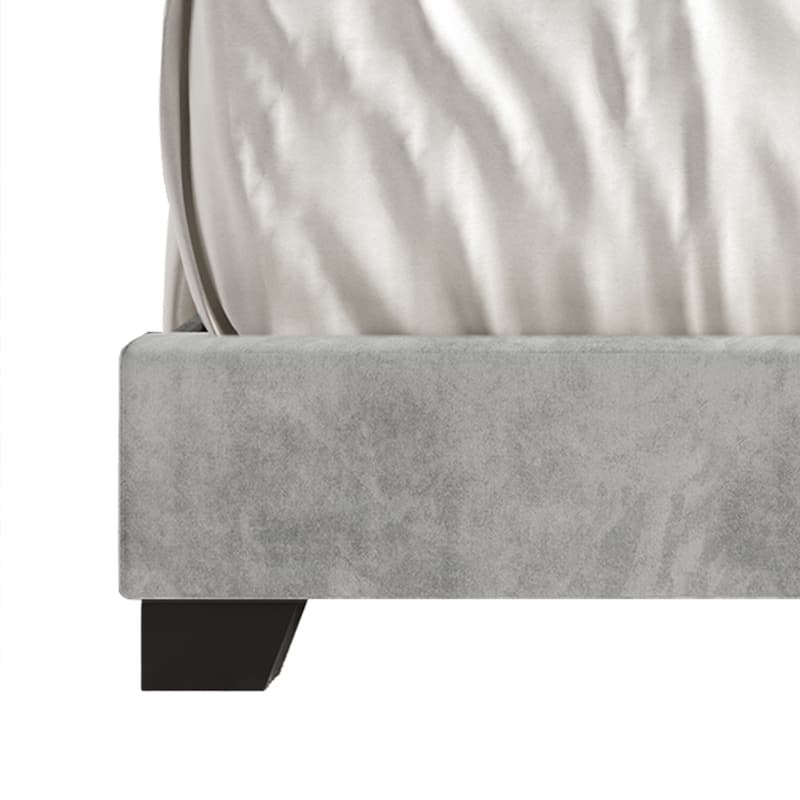 CraftPorch Glam Button Tufted Wingback Upholstered Bed