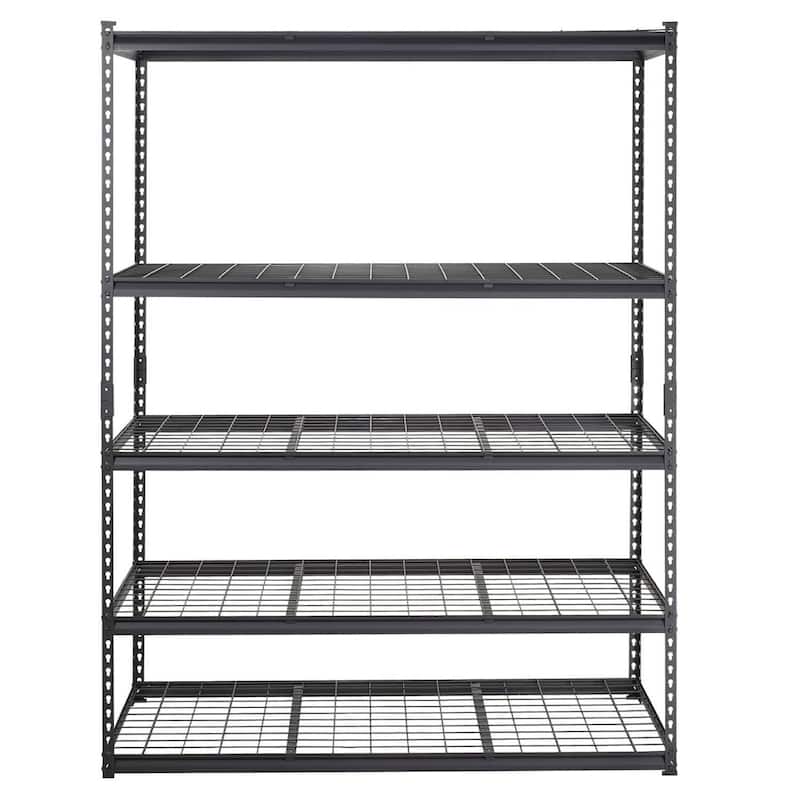 5 Tier Adjustable Storage Shelving Unit Garage Storage Shelves - N/A