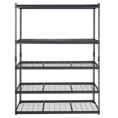 5 Tier Adjustable Storage Shelving Unit Garage Storage Shelves - N/A