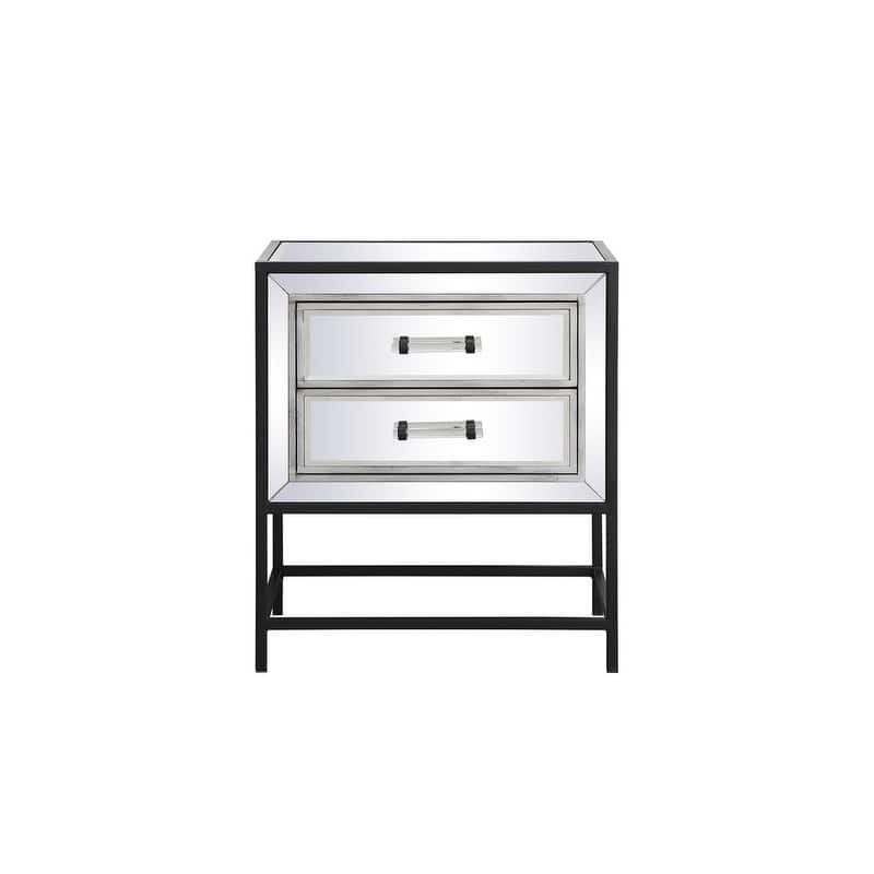 Modern Mirrored End Table