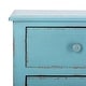 preview thumbnail 9 of 12, SAFAVIEH Talbet Distressed Blue 3-Drawer Storage Chest
