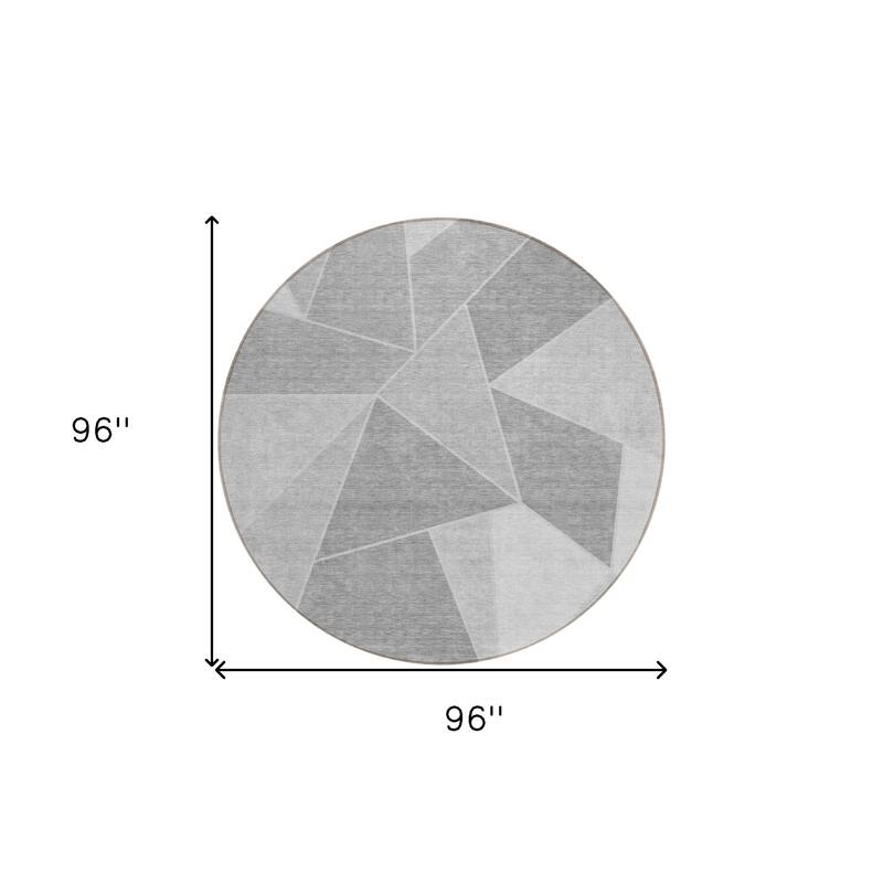 HomeRoots Geometric Transitional Rectangle Outdoor Rug