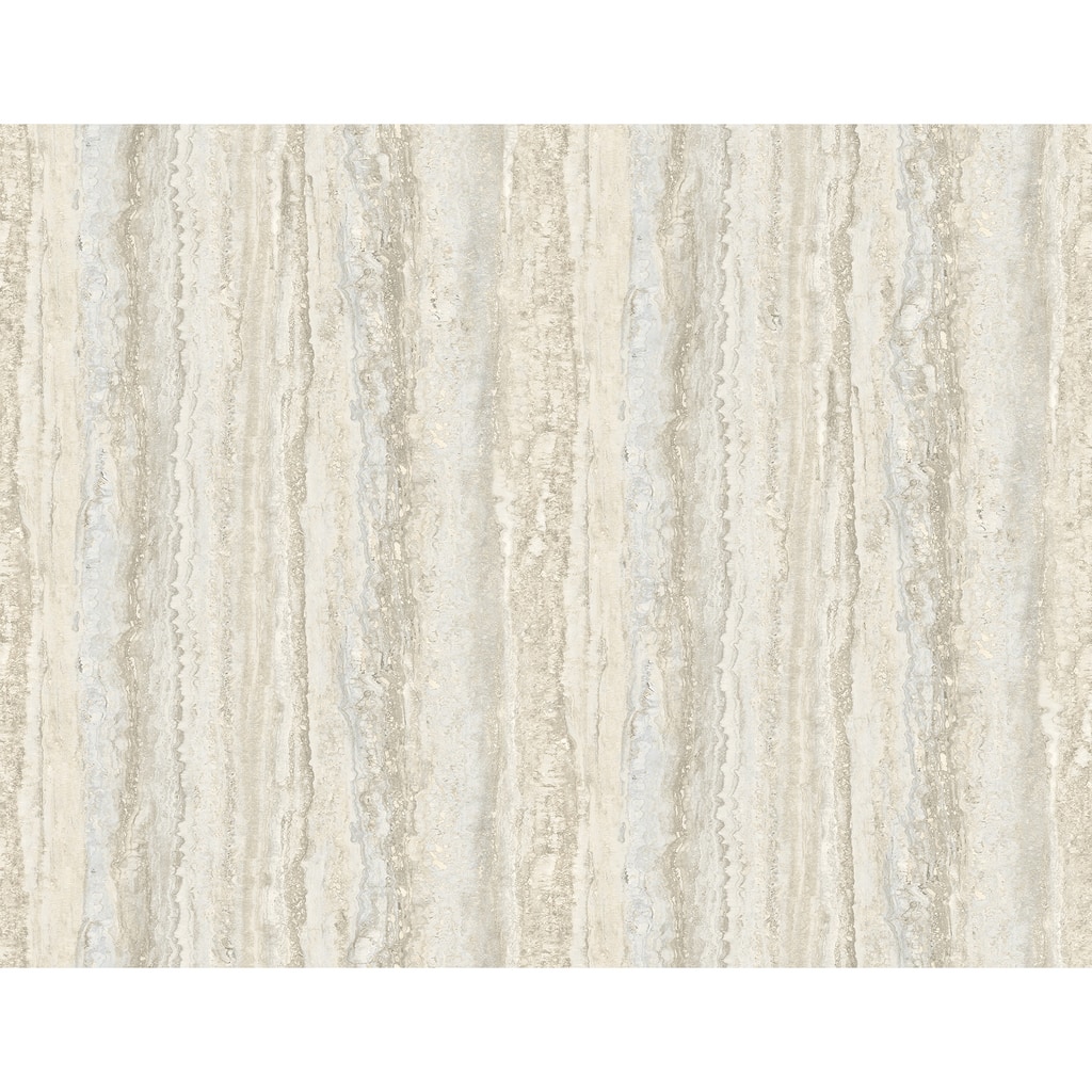 A-Street Prints Hilton Taupe Marbled Paper Wallpaper