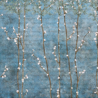 Elegant Cherry Blossom Wallpaper Mural
