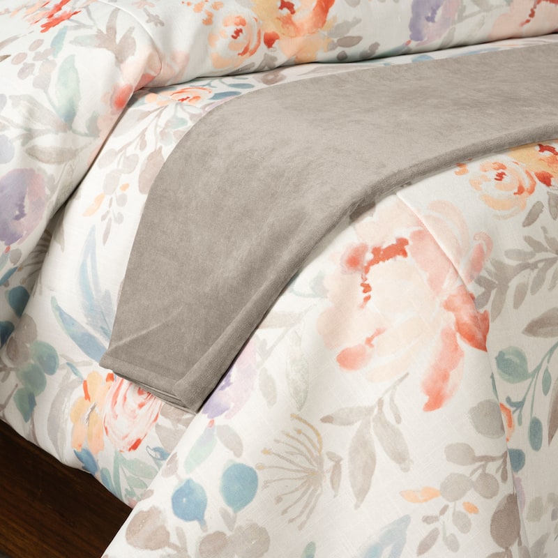 Padma Velvet Throw-Style Bed Scarf