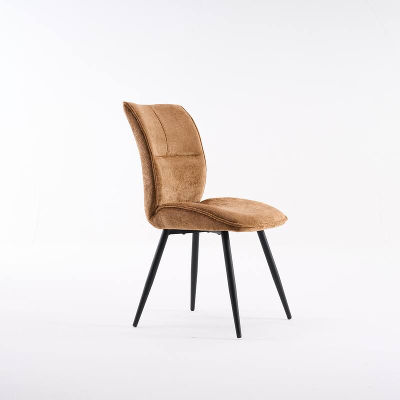 Dining Chairs Set of 2, Armless Kitchen Chairs, Soft Cushion