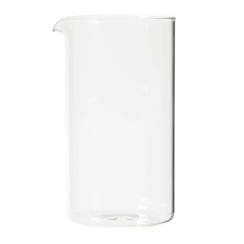 Mr. Coffee French Press Coffee Maker, 31 oz Borasilicate Glass & Frame and Plunger, Includes Coffee Scoop