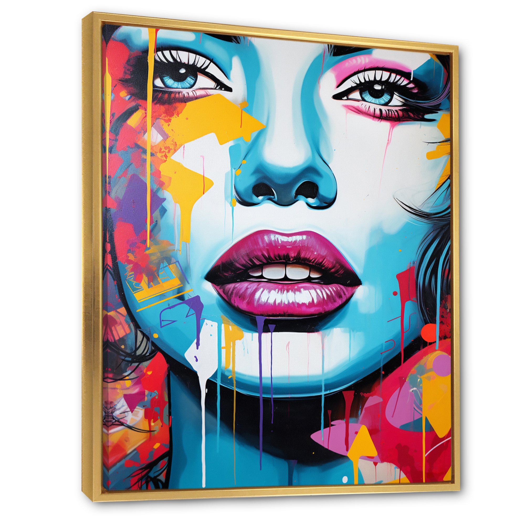 古塔つみ over print POP ART canvas mint ED5 over print pop art