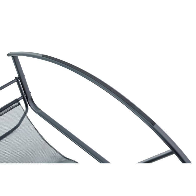 Rocking Chair with Extra-Wide Technical leather Upholstered Gliding Chair Boucle Reclining Chair