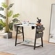 preview thumbnail 21 of 20, EROMMY 45.5" W x 23.6" D Sewing Table featuring a Storage Shelf, Versatile Adjustable Sewing Machine Desk with Storage Bags