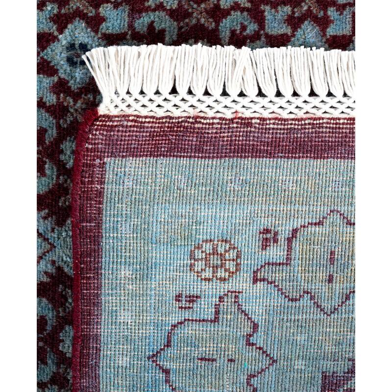 Overdyed One-of-a-Kind Hand-Knotted Area Rug - Red - 3' 3" x 5' 4"