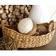 preview thumbnail 71 of 81, Handmade Dried Plant Wicker Contemporary Storage Basket S/5 23",21",19",16",12"W - Brown Set of 5