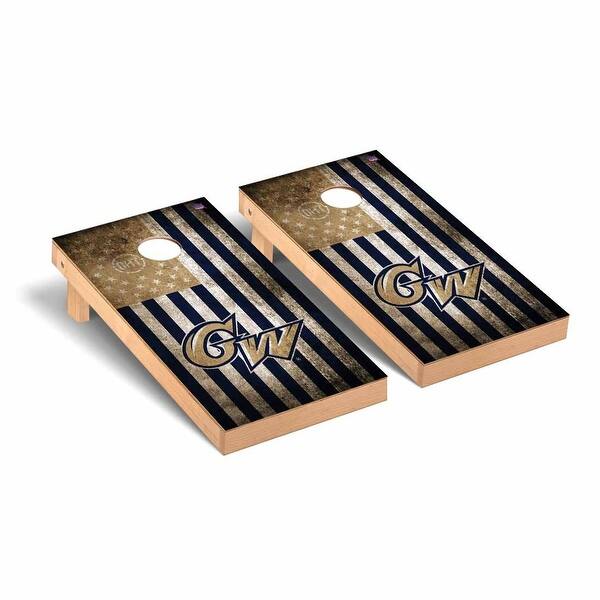 slide 2 of 5, George Washington University Colonials 2x4 Pro Cornhole Boards - V6 Include Carrying Case