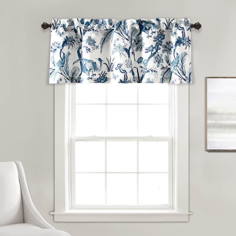 Lush Decor Dolores Light Filtering Valance - 18" x 52"