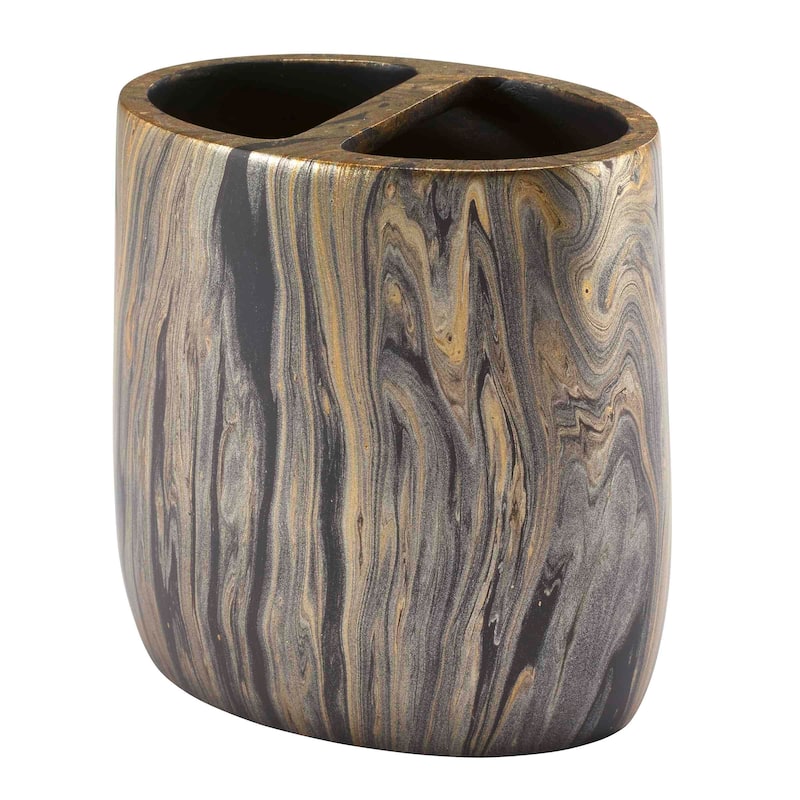 Nicole Miller Harper Toothbrush Holder - Black - Toothbrush Holder