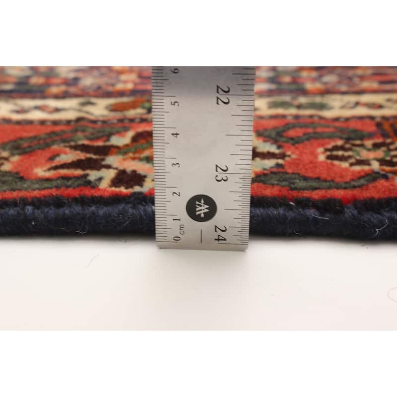 ECARPETGALLERY Hand-knotted Kayseri Dark Copper Wool Rug - 3'10 x 7'1