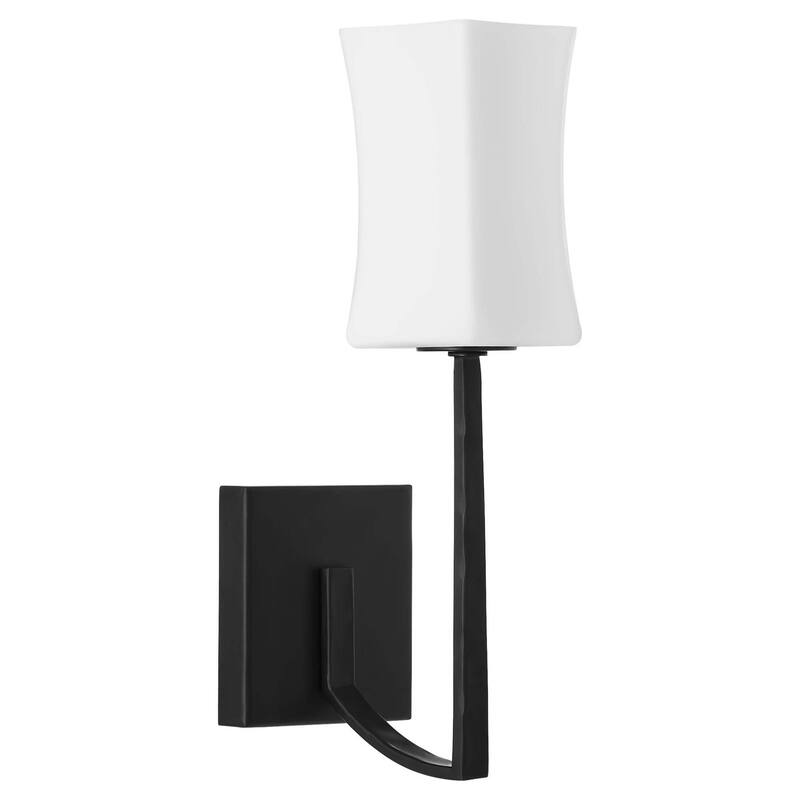 Quorum International 581-1 Lacy 15" Tall Bathroom Sconce - Matte Black