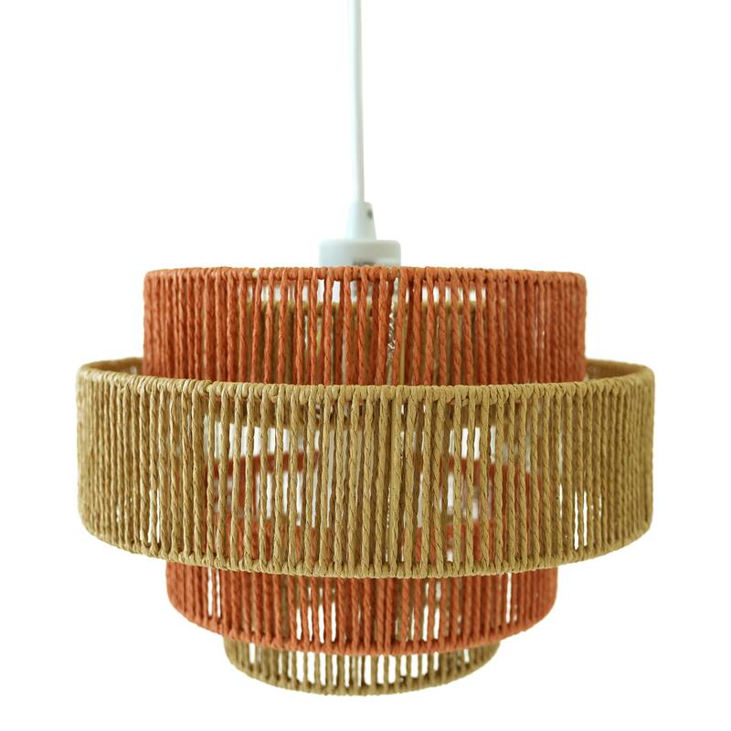 Phobe Bohemian Multicolor Rope Pendant Light