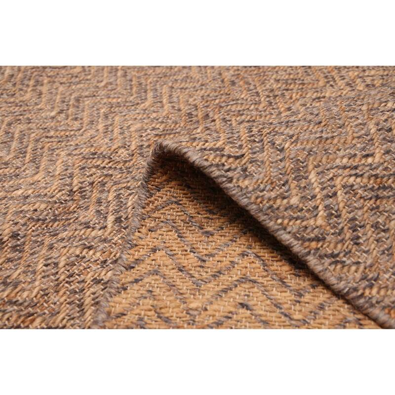 ECARPETGALLERY Flat-Weave Palas Denizli Tan Kilim - 5'4 x 7'5