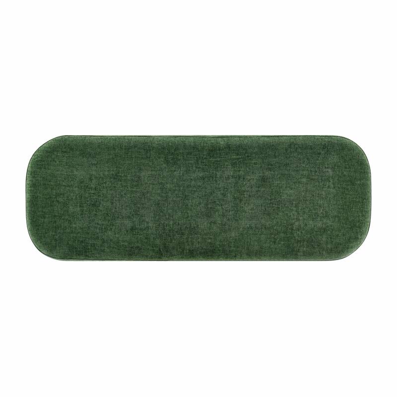 NPD Furniture Clinton Chenille Storage Bench