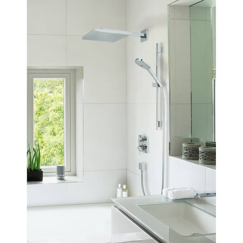 Hansgrohe Raindance E Thermostatic Shower System with Shower Head,