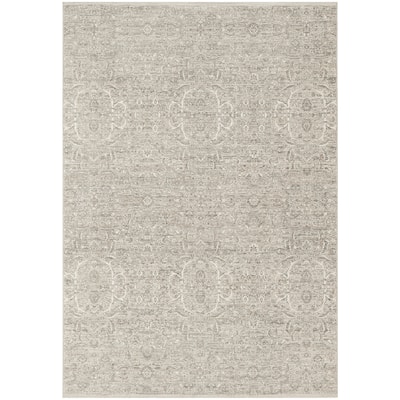 Nourison Shadows Indoor only Grey Persian Area Rug