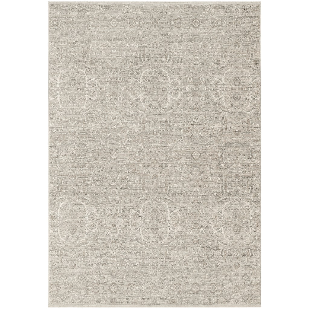 Nourison Shadows Indoor only Grey Persian Area Rug