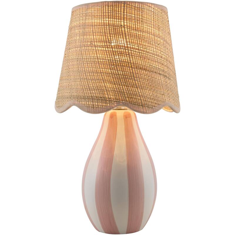 Livabliss Melbu Traditional Accent Table Lamp - 14"H x 8"W x 8"D