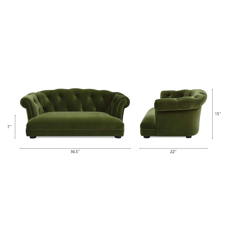 Kiki 36.5" Chesterfield Dog Sofa Bed