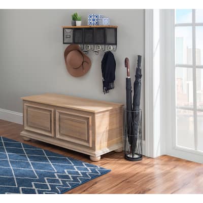 Solid Rectangular Storage Chest - 40.5" - Brown