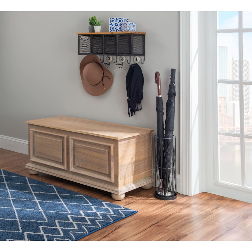 Solid Rectangular Storage Chest - 40.5" - Brown