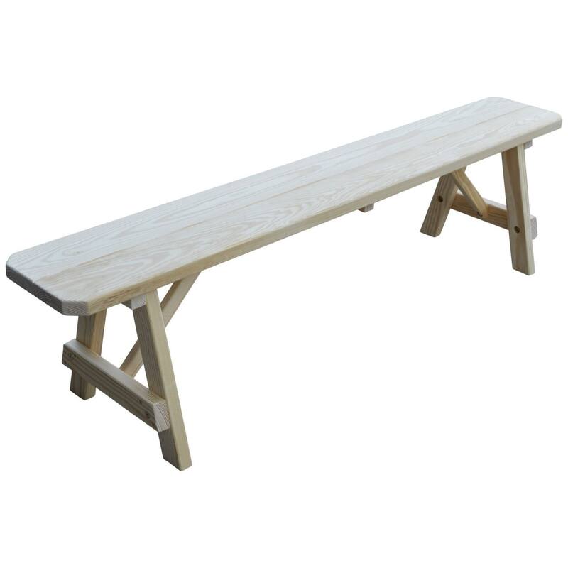 Pine 6' Traditional Bench