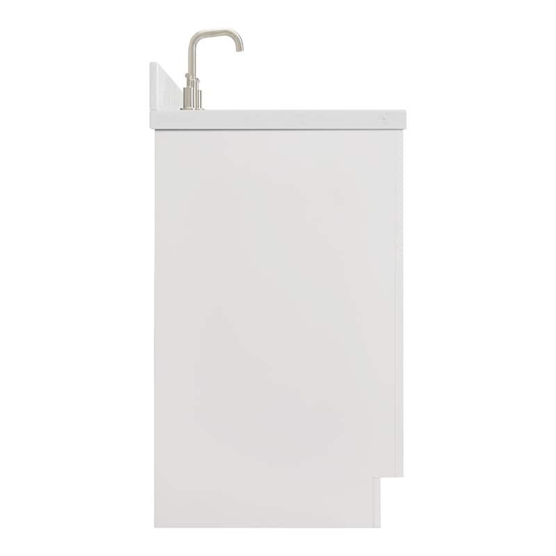 Ariel P36LCQRVO Milan 36" Free Standing Single Basin Vanity Set with