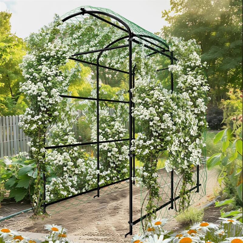 Heavy-duty Green Cucumber Garden Trellis - A-Frame Grow Support for Climbing Plant, Ideal for Vegetables and Flower Vines|47.24x71.65x87.40 inch